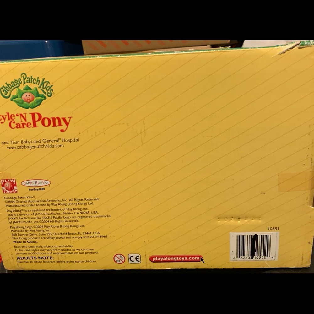 Cabbage Patch Style N Care Pony - Picture 5 of 5